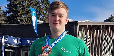 Mateusz Pawlica z Tarnowskich Gór z medalem Mistrzostw Europy