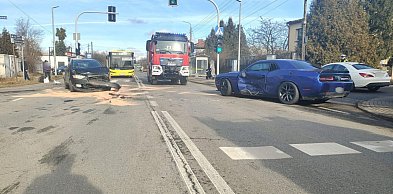 Tarnowskie Góry.  Uwaga wypadek! Droga była zablokowana
