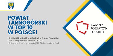 Powiat tarnogórski w TOP 10 najlepszych samorządów w Polsce!
