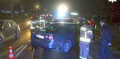 Świerklaniec. Zderzenie 4 samochodów. Wezwano straż i pogotowie ratunkowe