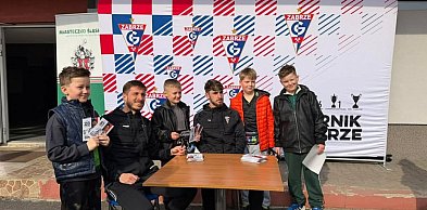 Zawodnicy Górnika Zabrze w Miasteczku Śląskim