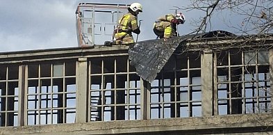 Interwencja strażaków na terenie byłych KZCP