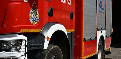 Nad ranem zapaliła się ciężarówka. Interweniowali strażacy z Tarnowskich Gór