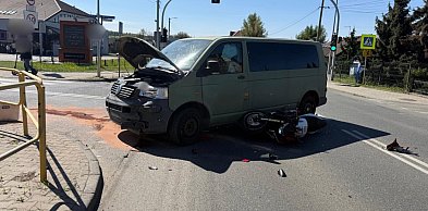 Tarnowskie Góry. Uwaga wypadek! Motocyklistę zabrał LPR