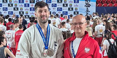 Marek Wolny z Tarnowskich Gór wywalczył wicemistrzostwo Europy w karate