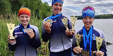 UKS Olimpijczyk Nowe Chechło z 11 medalami Mistrzostw Śląska w kajakarstwie