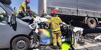 Wypadek na A1. Wjazd na Łódź zablokowany