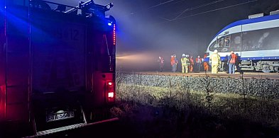 Zderzenie pociągu z sarną. Interweniowali strażacy-67204