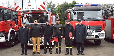 Pożegnanie strażackich emerytów. Wody nie zabrakło!