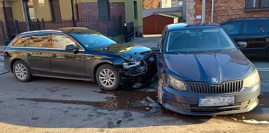 Tarnowskie Góry. Wjechał Skodą w Audi