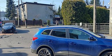 Tarnowskie Góry. Zderzenie na skrzyżowaniu. Poszkodowany 48-latek