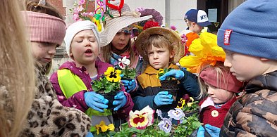 Kolorowa akcja w parku – Świerklaniec przywitał wiosnę