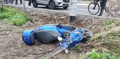 Tarnowskie Góry. Pijany motocyklista na Grzybowej