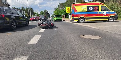 Powiat tarnogórski. Potrącenie motocyklisty, pomogli świadkowie
