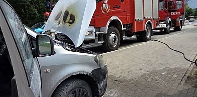 Pożar Volkswagena. Pomogli pracownicy i ochroniarz