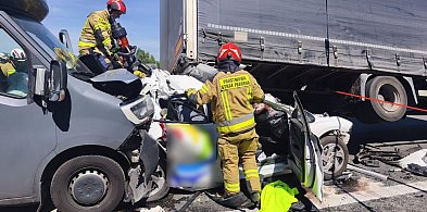 Wypadek na A1. Wjazd na Łódź zablokowany