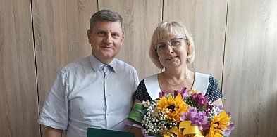 Nagroda burmistrza za 35 lat pracy w przedszkolu