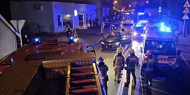 Kobieta została potrącona na ulicy Przyjaźni. Lądowanie LPR-66609