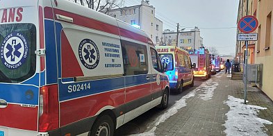 Pożar w kuchni, jedna osoba w szpitalu