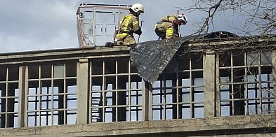 Interwencja strażaków na terenie byłych KZCP
