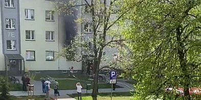 Poranny pożar mieszkania przy ul. Donieckiej w Tarnowsk