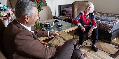 100 lat mieszkanki Bytomia. Jubilatkę odwiedził prezyde
