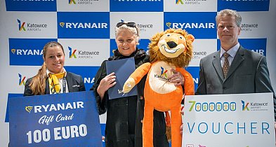 Lotnisko w Pyrzowicach. Siedmiomilionowa pasażerka-66843