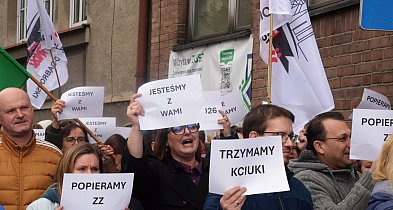 Protest pracowników ZUS. Manifestacja także w Tarnowskich Górach