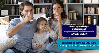 Przerwa w dostawie wody? PWiK ostrzeże Cię bezpłatnym SMS-em!