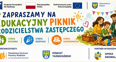 Piknik rodzinny promujący rodzicielstwo zastępcze w Świerklańcu