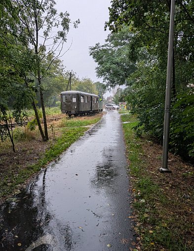 Tarnowskie Góry. Bytom.  Jedyny zachowany odcinek górnośląskiej sieci wąskotorowej