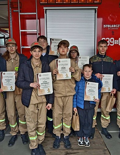 Sukcesy w eliminacjach gminnych turnieju wiedzy pożarniczej