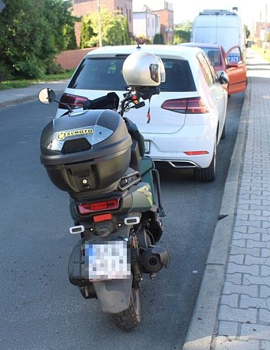 Powiat tarnogórski. 78-letni motocyklista trafił do szpitala