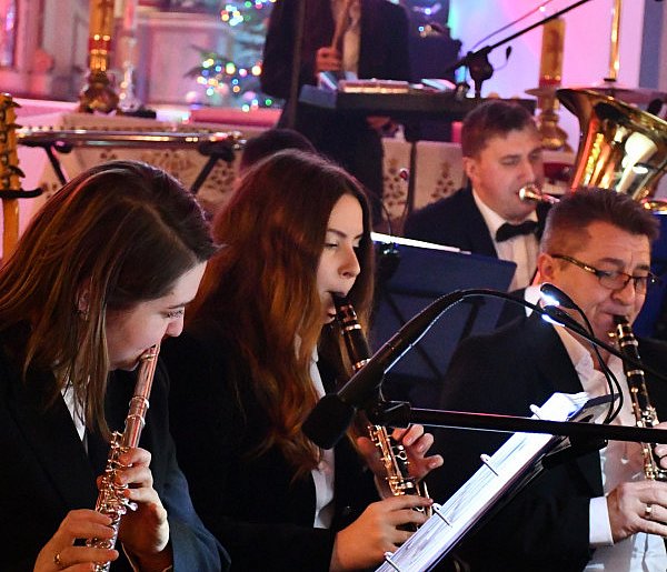 Noworoczny koncert orkiestry dętej w Żyglinie