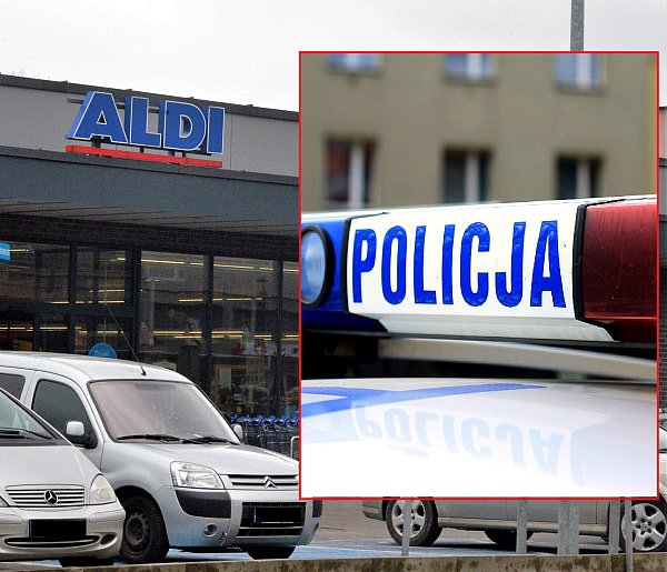 Tarnowskie Góry. Kradzież w sklepie Aldi. Alkohol i żywność za 450 zł