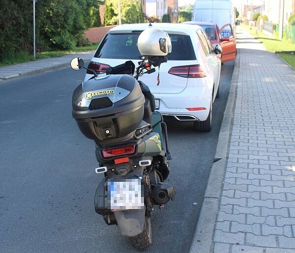 Powiat tarnogórski. 78-letni motocyklista trafił do szpitala
