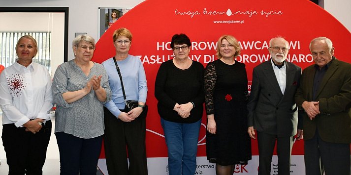 Nowe centrum i siódemka odznaczonych krwiodawców