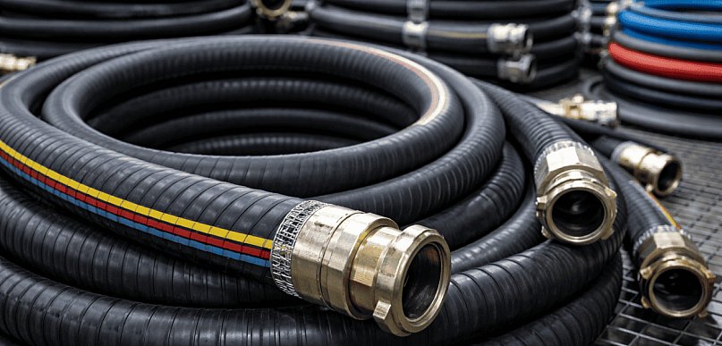 Gumowe węże przemysłowe – charakterystyka, właściwości i obszary wykorzystania