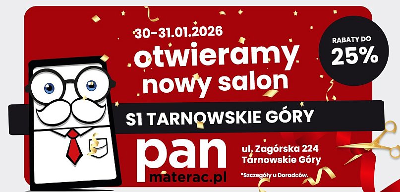 Wielkie otwarcie salonu Pan Materac w Tarnowskich Górach!