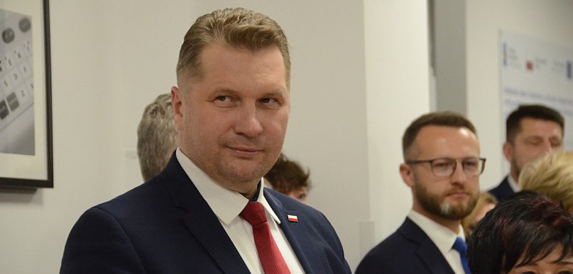Wiceprezes Prawa i Sprawiedliwości Przemysław Czarnek w Tarnowskich Górach