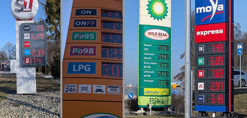 Ceny paliwa dalej rosną. Sprawdziliśmy, jak jest na stacjach w Tarnowskich Górach