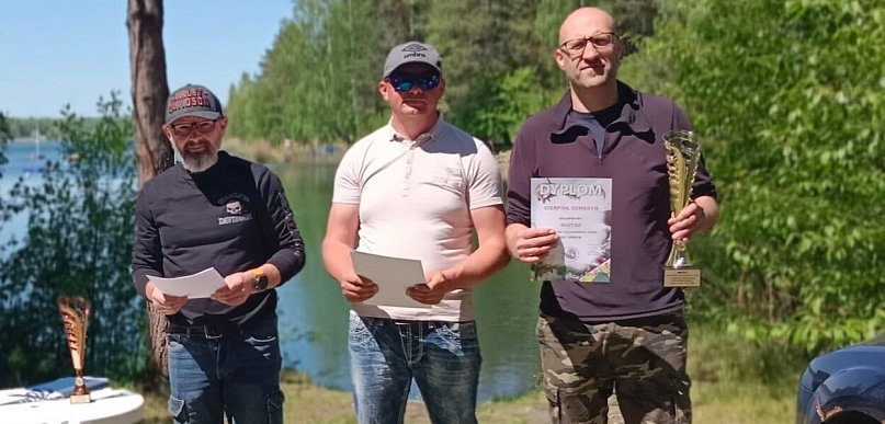 Zawody spławikowe PZW Tarnowskie Góry nad zalewem Nakło-Chechło