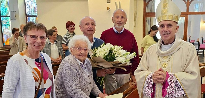 Tarnowskie Góry. 100 lat pani Elżbiety i życzenia biskupa
