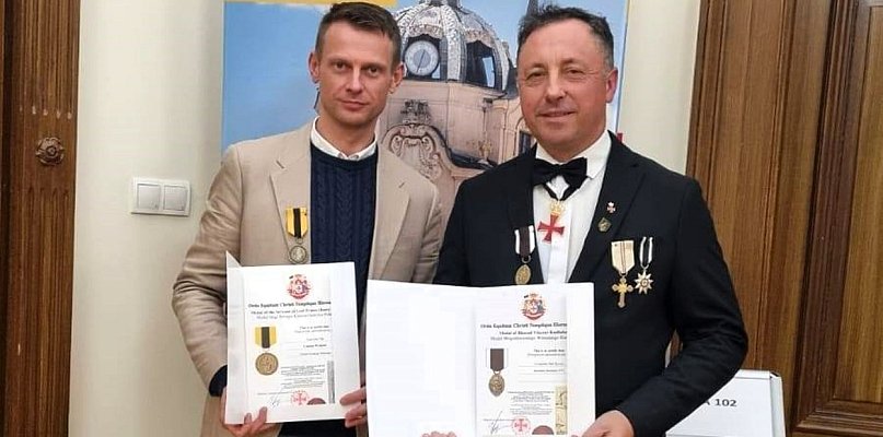 Łukasz Wylężek z Nakła Śląskiego uhonorowany przez templariuszy - 66918