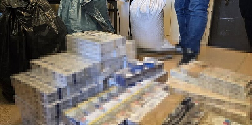 Policjanci przechwycili papierosy i tytoń