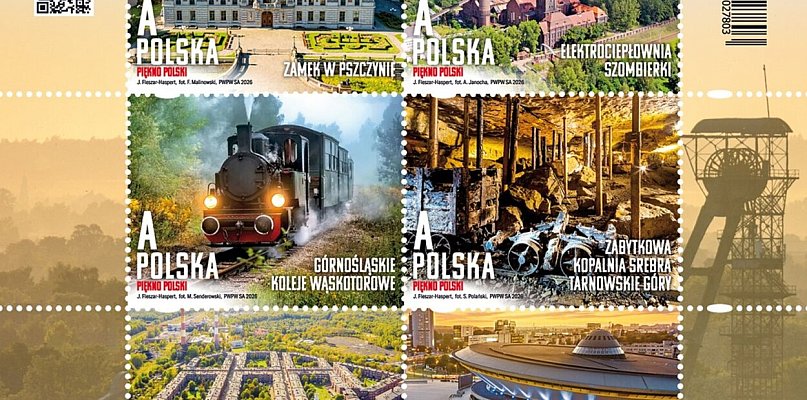 Kopalnia srebra w Tarnowskich Górach na znaczkach pocztowych