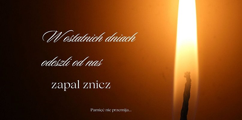 Żegnamy naszych mieszkańców. Zapal symboliczny znicz