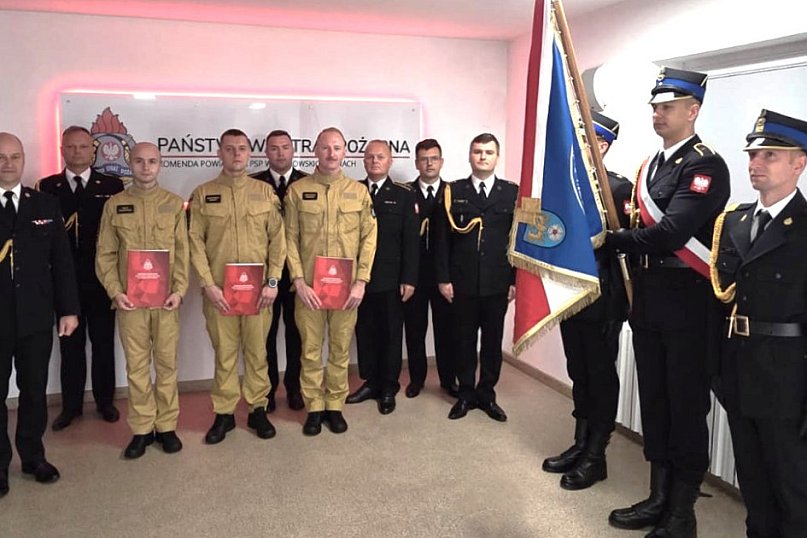 Tarnowskie Góry, Bytom. Ślubowania strażaków