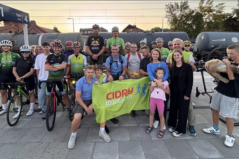 Mieszkaniec Radzionkowa zaliczył rowerowy maraton