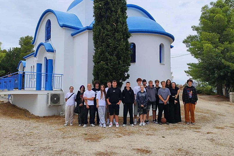 Uczniowie tarnogórskiej Budowlanki w Grecji